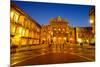 Piazza Vincenzo Bellini and Teatro Massimo Bellini Opera House, Catania, Sicily, Italy, Europe-Carlo Morucchio-Mounted Photographic Print