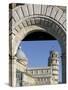 Piazzetta Dei Miracoli Including Duomo and Leaning Tower, Through Porta Nuova, Pisa, Tuscany, Italy-Marco Cristofori-Stretched Canvas