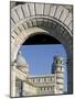 Piazzetta Dei Miracoli Including Duomo and Leaning Tower, Through Porta Nuova, Pisa, Tuscany, Italy-Marco Cristofori-Mounted Photographic Print