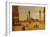 Piazzetta Di San Marco, Venice, 1828-34-Jean-Baptiste-Camille Corot-Framed Giclee Print