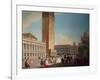 Piazzetta, Venice-Luca Carlevaris-Framed Giclee Print