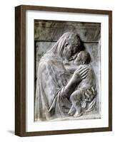 Piazzi Madonna (Virgin and Child), 1420-1430S-Donatello-Framed Giclee Print