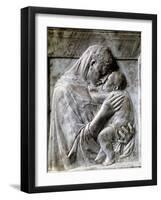 Piazzi Madonna (Virgin and Child), 1420-1430S-Donatello-Framed Giclee Print