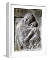 Piazzi Madonna (Virgin and Child), 1420-1430S-Donatello-Framed Giclee Print