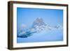 Pic Du Midi D'Ossau And Lac Gentau In Winter. Pyrenees National Park. Aquitaine. France-Oscar Dominguez-Framed Photographic Print