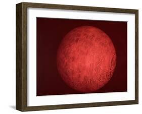 Pic. of Planet Mars, Re Pres. Bush Speech Re Amer. Future in Space Including Manned Mission to Mars-null-Framed Photographic Print