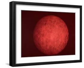 Pic. of Planet Mars, Re Pres. Bush Speech Re Amer. Future in Space Including Manned Mission to Mars-null-Framed Photographic Print