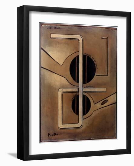 Picabia: C'Est Clair, C1917-Francis Picabia-Framed Giclee Print