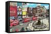 Picadilly Circus, London, England-null-Framed Stretched Canvas