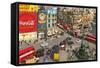 Picadilly Circus, London, England-null-Framed Stretched Canvas