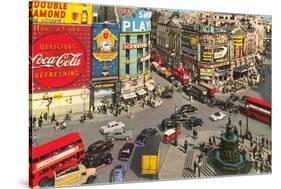 Picadilly Circus, London, England-null-Stretched Canvas