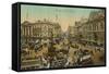 Picadilly Circus, London, England-null-Framed Stretched Canvas