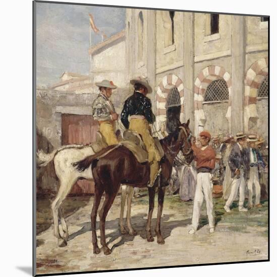 Picador à l'entrée des Arènes-Achille Zo-Mounted Giclee Print