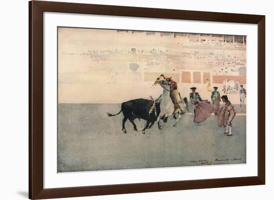 Picadors, Seville, 1893-Arthur Melville-Framed Giclee Print