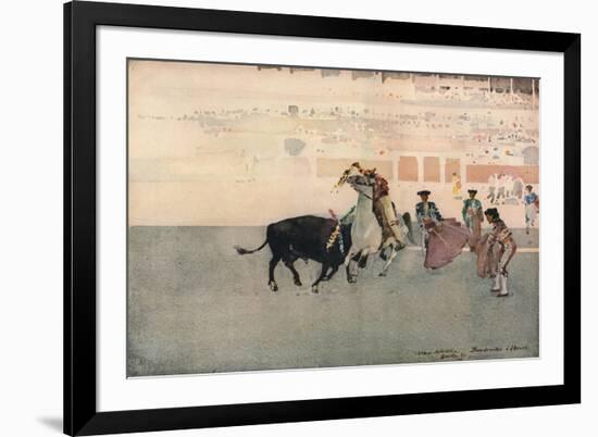 Picadors, Seville, 1893-Arthur Melville-Framed Giclee Print