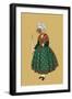 Picardy Farmers Wife Carries a Candle-Elizabeth Whitney Moffat-Framed Art Print