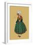 Picardy Farmers Wife Carries a Candle-Elizabeth Whitney Moffat-Framed Art Print