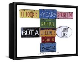 Picasso 4 Years-Gregory Constantine-Framed Stretched Canvas
