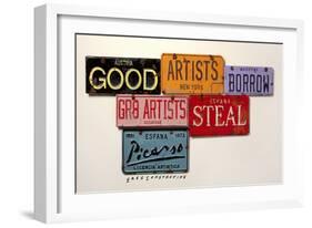 Picasso Artists Steal-Gregory Constantine-Framed Giclee Print