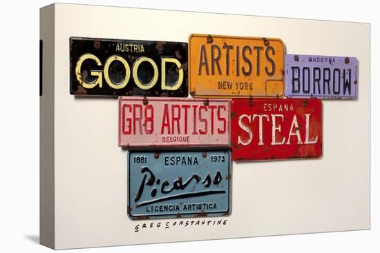Picasso Artists Steal-Gregory Constantine-Stretched Canvas