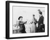 Picasso, d'Angel Fernandez de Soto  et Casagemas sur la terrasse du 3 rue de la Merced à Barcelone-null-Framed Giclee Print