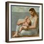 Picasso: Mother, 1921-Pablo Picasso-Framed Premium Giclee Print