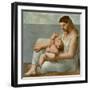 Picasso: Mother, 1921-Pablo Picasso-Framed Premium Giclee Print