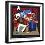 Picasso Play 2 (drawing)-Ralph Steadman-Framed Giclee Print