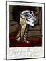 PICASSO POLAROIDS & TRAVEL TRANSPARENCIES (drawing)-Ralph Steadman-Mounted Giclee Print