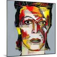Picasso Reimagined - David Bowie 2-Mark Gordon-Mounted Giclee Print