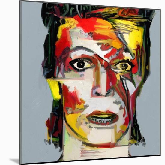 Picasso Reimagined - David Bowie 2-Mark Gordon-Mounted Giclee Print