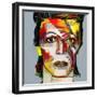 Picasso Reimagined - David Bowie 2-Mark Gordon-Framed Giclee Print