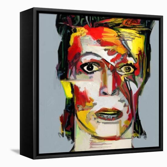 Picasso Reimagined - David Bowie 2-Mark Gordon-Framed Stretched Canvas