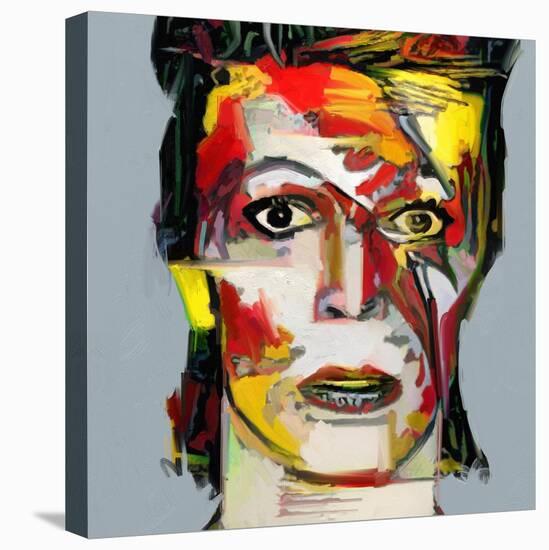 Picasso Reimagined - David Bowie 2-Mark Gordon-Stretched Canvas