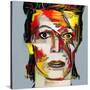 Picasso Reimagined - David Bowie 2-Mark Gordon-Stretched Canvas