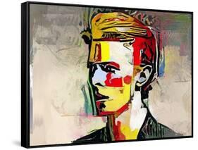 Picasso Reimagined - David Bowie-Mark Gordon-Framed Stretched Canvas