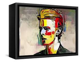 Picasso Reimagined - David Bowie-Mark Gordon-Framed Stretched Canvas