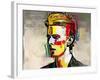Picasso Reimagined - David Bowie-Mark Gordon-Framed Giclee Print