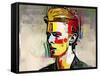 Picasso Reimagined - David Bowie-Mark Gordon-Framed Stretched Canvas