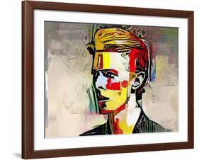 Picasso Reimagined - David Bowie-Mark Gordon-Framed Giclee Print