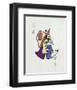 Picasso’s Women Playing Card - 3 of Spades-Holly Frean-Framed Limited Edition