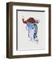 Picasso’s Women Playing Card - 4 of Hearts-Holly Frean-Framed Limited Edition