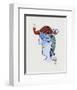 Picasso’s Women Playing Card - 4 of Hearts-Holly Frean-Framed Limited Edition