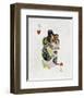 Picasso’s Women Playing Card - 7 of Hearts-Holly Frean-Framed Limited Edition