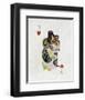 Picasso’s Women Playing Card - 7 of Hearts-Holly Frean-Framed Limited Edition