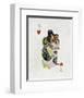 Picasso’s Women Playing Card - 7 of Hearts-Holly Frean-Framed Limited Edition