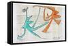 Picasso sketches 16, 1988 (drawing)-Ralph Steadman-Framed Stretched Canvas