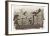 Picasso sketches 31, 1988 (drawing)-Ralph Steadman-Framed Giclee Print