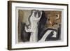 Picasso sketches 5, 1988 (drawing)-Ralph Steadman-Framed Giclee Print