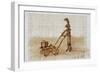Picasso sketches 62, 1988 (drawing)-Ralph Steadman-Framed Giclee Print